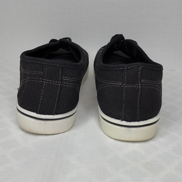 Vostey Black Canvas Shoes Men's Size 10 - Picture 8 of 12